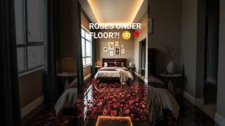 Millionaire Bedroom with Rose Glass Floor 🔥 Unreal Design #luxury #ai #transformation #shortsfeed