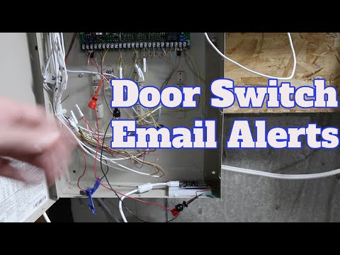 Home Front Door Open Email Alert System - IFTTT and ESP8266