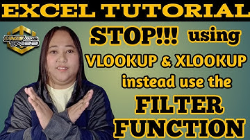 Learn How To Use Filter Function When You Have Multiple Lookup