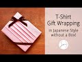 No box Needed - A Simple, Easy Gift Wrapping for T-Shirt