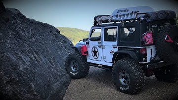 SCX10 II Jeep Wrangler Rock Crawling_#