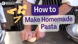 How To | Make Homemade Pasta | South & City College Birmingham screenshot 2