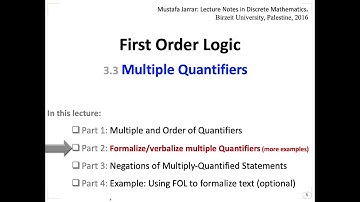 3.3 (P2/4) Formalize:Verbalize Multiple Quantifiers in FOL