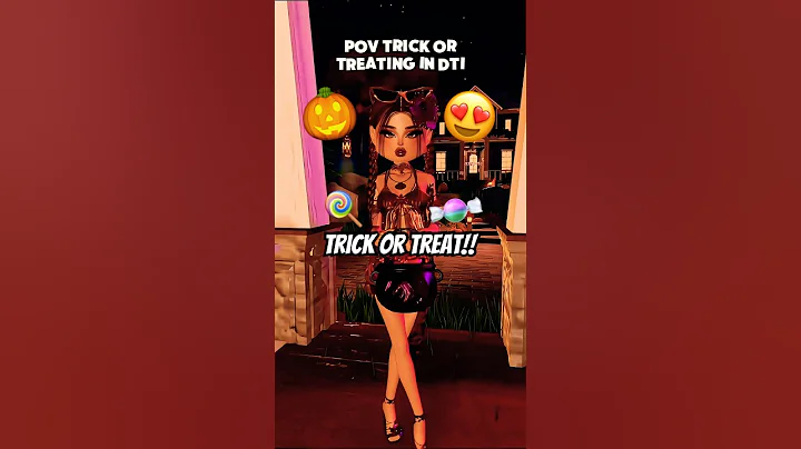 💄TRICK OR TREAT!! 🎃🍭 #dti #dresstoimpress #halloween #update #relatable #memes #roblox #shorts