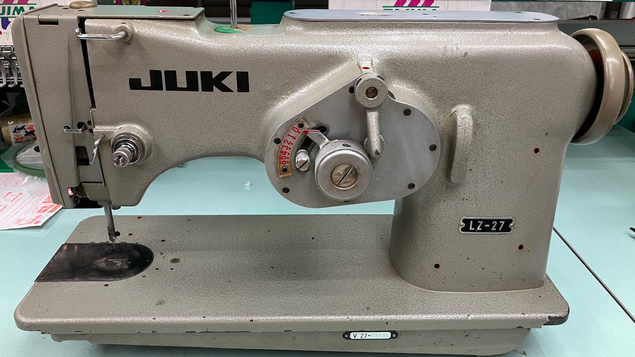 音量注意】横振り刺繍ミシンJUKIジューキLZ-27 - YouTube