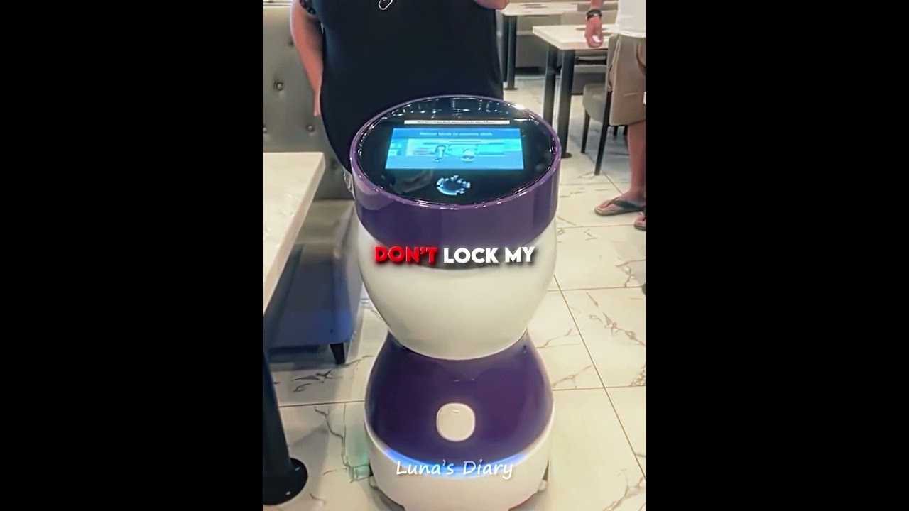 This Robot Works As A Waiter At A Restaurant And Is Hilarious 🤣❤️ 