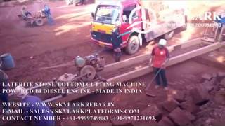 SKYLARK LATERITE STONE BOTTOM CUTTING MACHINE - MADE IN INDIA