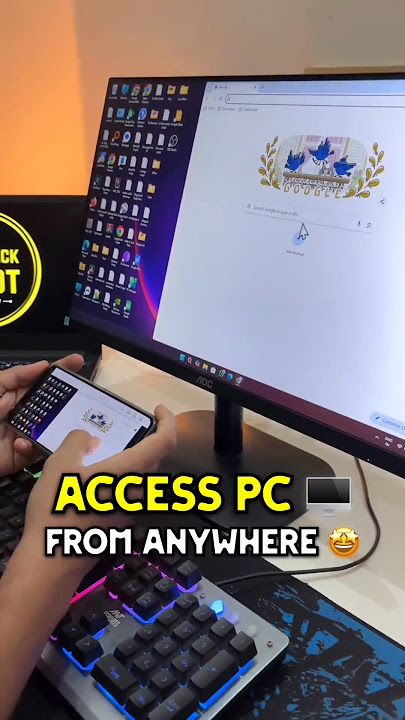 * Access Your PC Remotely with Your Phone #remoteaccess #pcaccess