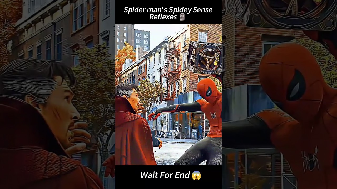 Spider man Spidey sense Reflexes| Spider man using Spidey sense 🗿 