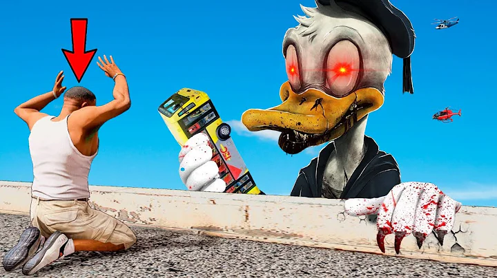 Scary DONALD-DUCK Vs FRANKLIN Fight AND Destroys L...