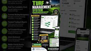 Turf Management System ⚽🔥| Full Booking Automation for Turf Owners #turf #webdevelopment #tamilnadu