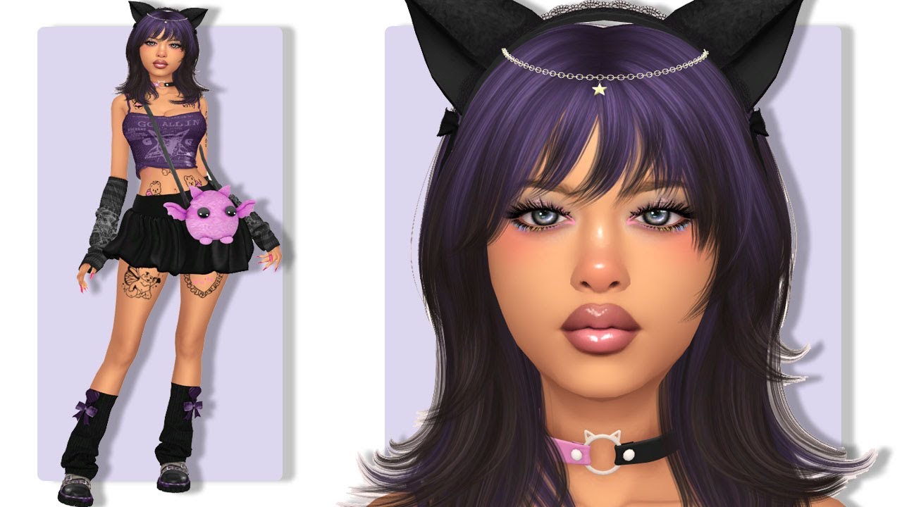 Asha - Sims 4 CAS + CC Folder & Sims Download - YouTube