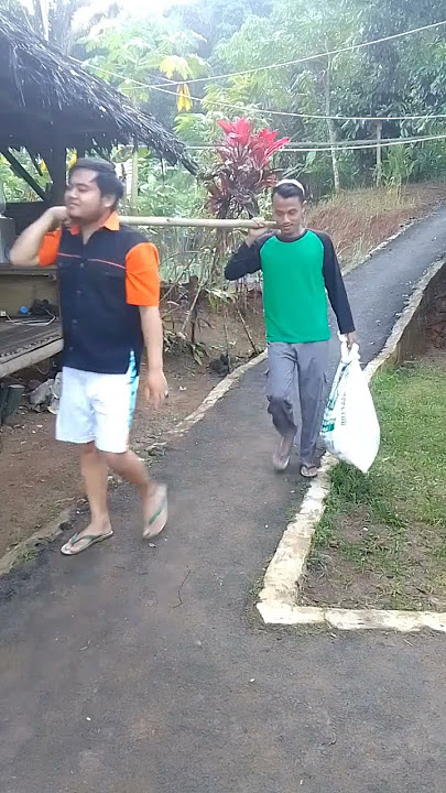 Maksudnya biar riang di pikul berdua🤦#shortskomedi #lucu #tipeketawa #ngakak #funny