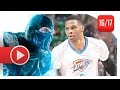 Russell Westbrook Triple-Double Highlights vs Jazz (2017.01.23) - 38 Pts, 10 Reb, 10 Ast, CLUTCH!