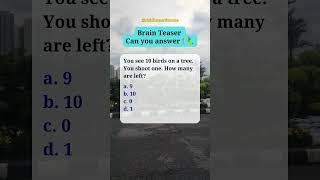 Brain Teaser | Can you answer? #shorts #riddlemathzone #maths