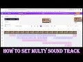 Animation Tutorial | How to set Multy Sound Track and Character's Action