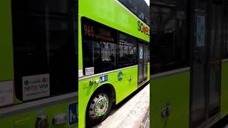 My Reps! Tower Transit Man A95 Euro 5 Batch 2 Lush Green Departing bus stop SG5757E by @svc374bsoe