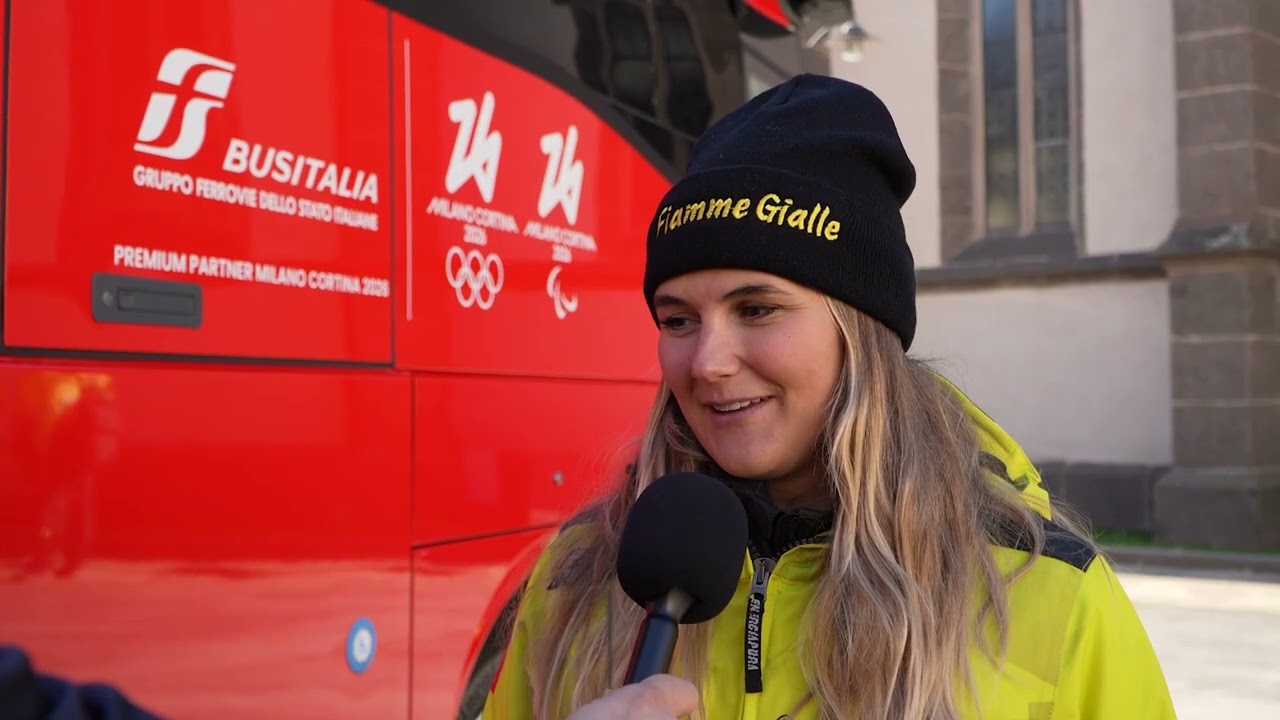 Busitalia al centenario del Gruppo Sciatori Fiamme Gialle