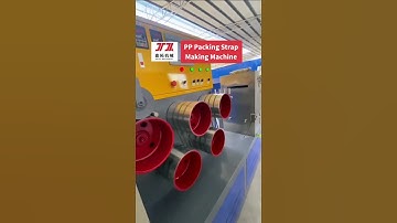 Automatic PP Strap Band Extrusion Line PLC Control Polyester PP Strap Making Machine
