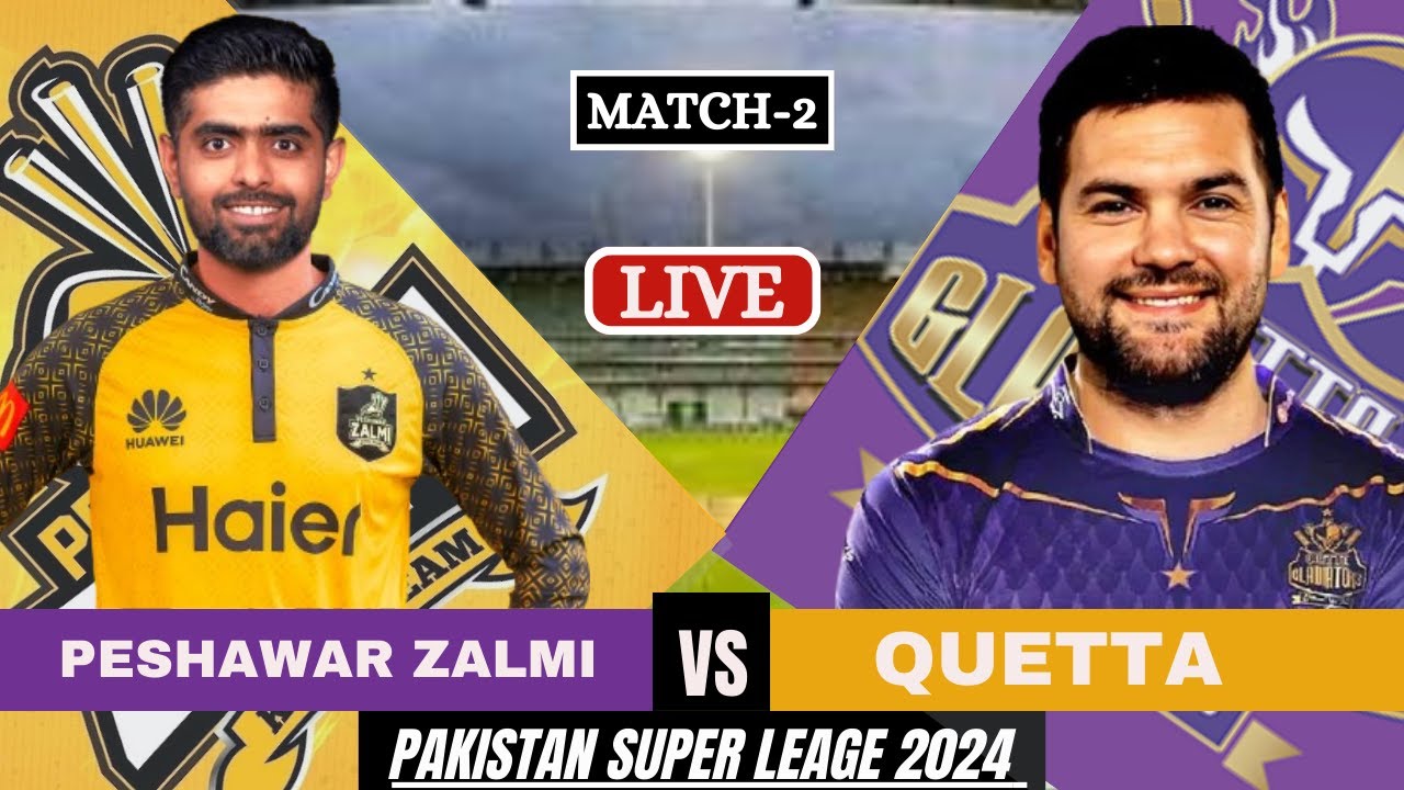 🔴Peshawar vs quetta psl live 2024 | psl live match 1 | psl live 2024