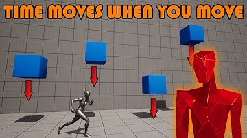 How To Create SUPERHOT Style Movement | Time Moves When You Move - Unreal Engine 4/5 Tutorial