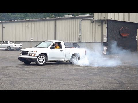 ADAM LZ SMOKED OUT THE NEW SHOP PARKING LOT! (LT4 COLORADO DONUTS!)