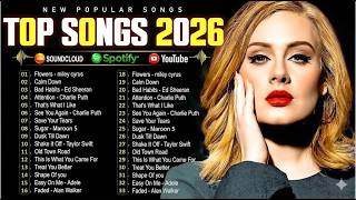 Bruno Mars, Rihanna, Shawn Mendez, Ed Sheeran, Selena Gomez,Justin Bieber,The Weeknd - Pop Hits 2026