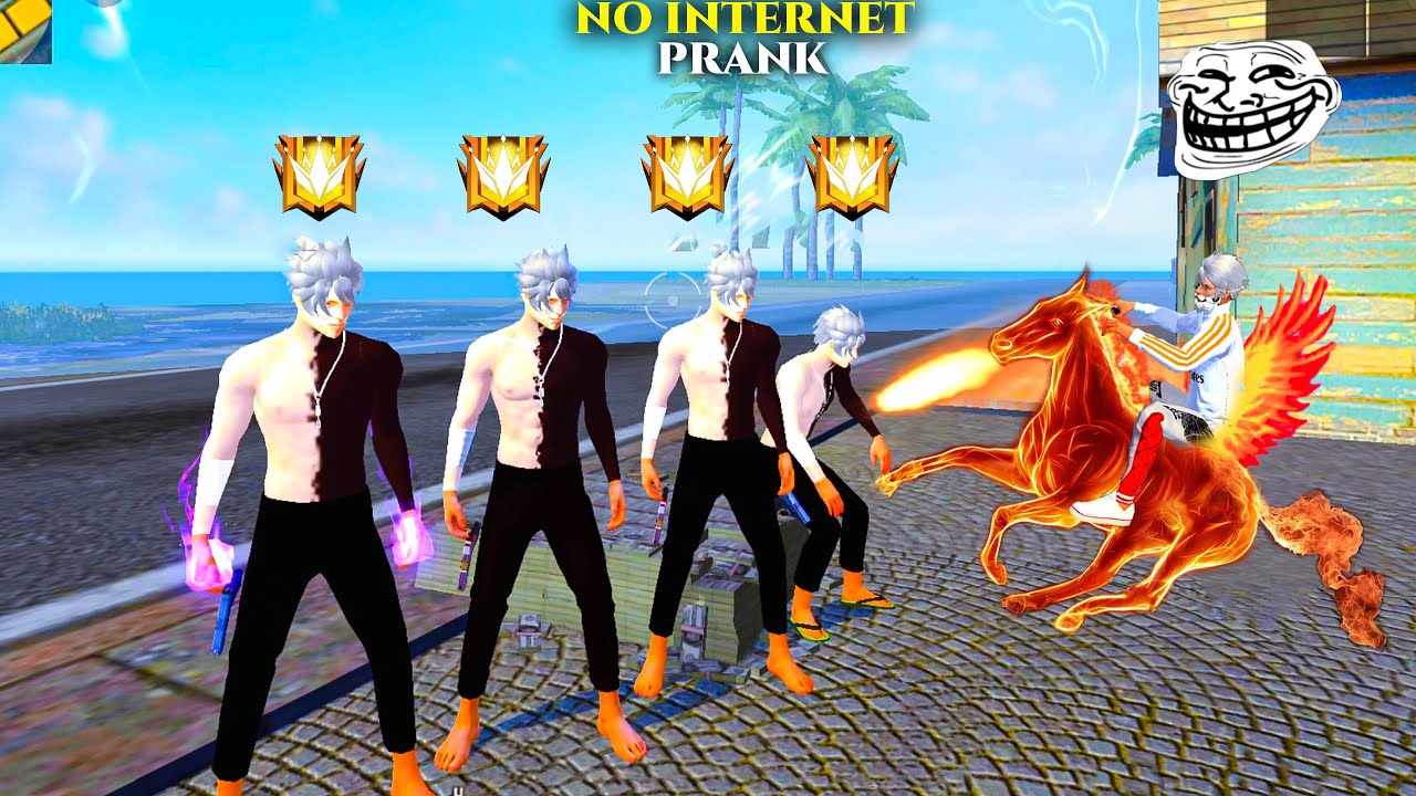 NEW DRESS NO INTERNET PRANK | BEST PRANK GARENA FREE FIRE | NADIYA FF