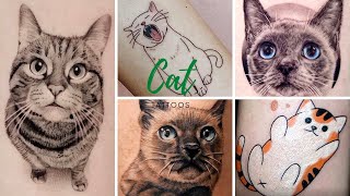 Cute Cat Tattoos l Cat Tattoo inspiration for anybody
