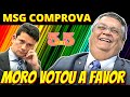5 em 5 - Imagens confirmam - Sérgio Moro votou em Flávio Dino