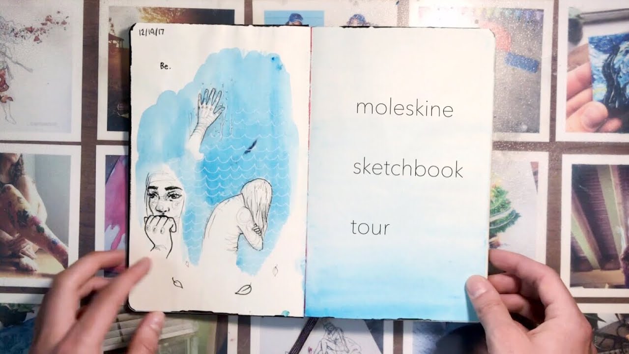 MOLESKINE SKETCHBOOK TOUR 2017 2018 YouTube