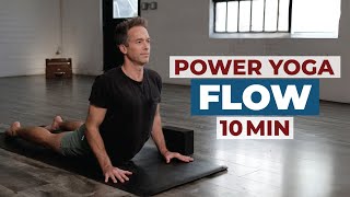10 Min Power Yoga Flow Energy Boost For Hectic Days