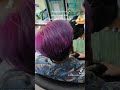 warna rambut pria , pink ash lavender , pelanggan dari Bangkalan, Madura