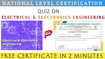 Quiz On Electrical & Electronics Engineering | Electrical & Electronics MCQS , Interview Questions
