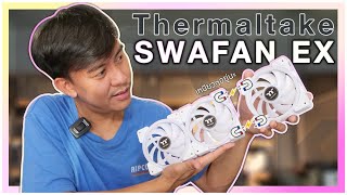 UNBOX พัดลม THEMALTAKE SWAFAN EX 12 ติดตั้งง่าย ใช้สายน้อย