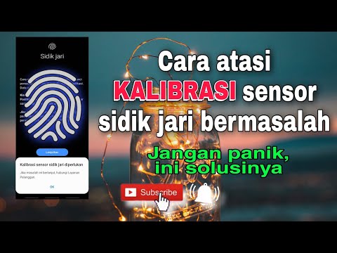 cara atasi masalah kalibrasi finger print, Sidik jari error