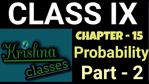 Class 9th Mathematics NCERT Chapter 15 Probability (example no. 5,6,7,8,9 and10)