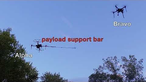Aerial payload transfer between multirotors