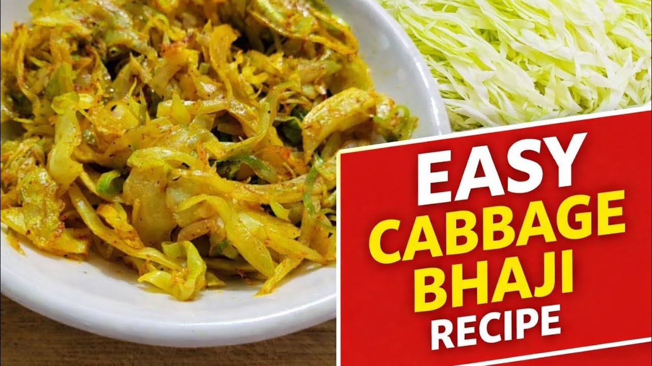 10 Minute Cabbage Bhaji | Simple & Tasty Cabbage Recipe | @Mr.VazKitchen 