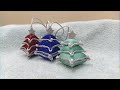 Foamiran Christmas Decoration |Christmas Ornaments |DIY Glitter foam Christmas Tree Ornaments