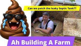 Can we patch the leak? Concrete Septic tank repair  patch the crack screenshot 2