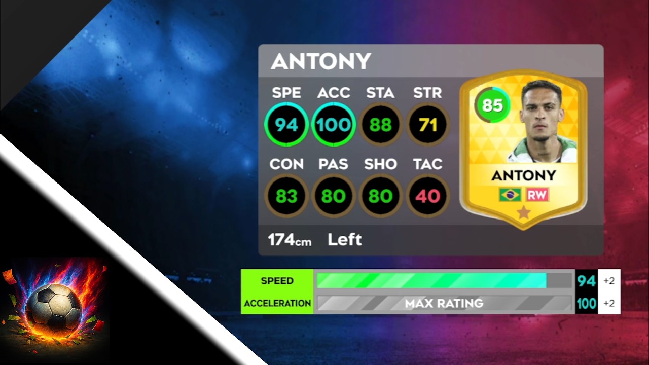 DLS 26 ⭐ | UPGRADE MAX ANTONY 🐐 (80) 💥