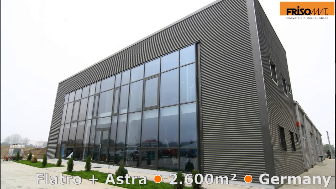 26 Industrial Buildings in 80 seconds -  Frisomat Steel Buildings - Construction