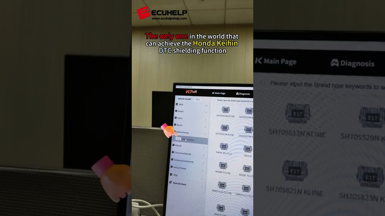 KTflash can do the Honda Keihin DTC OFF  