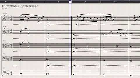 Larghetto (string orchestra) - StaffPad and Berlin Strings