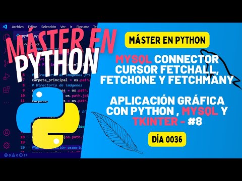 MySQL CONNECTOR Cursor FETCHALL, FETCHONE y FETCHMANY - Máster en PYTHON #36
