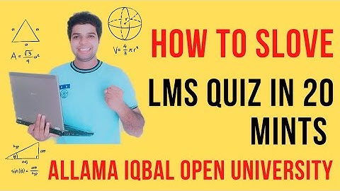 LMS Quiz slove Method | How to solve Aiou Quiz autumn 2022| Online Workshop Quiz | Aiou MCQs Sloved