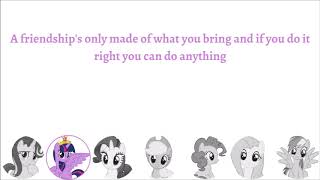 My Little Pony - Friends Are Always There For You Lyrics