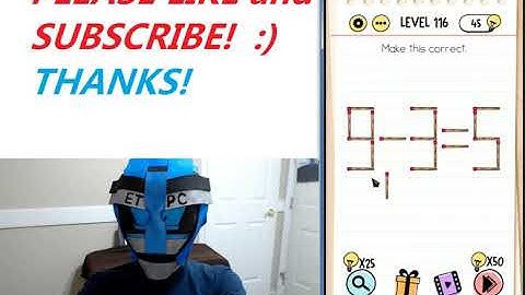 BRAIN TEST LEVEL 116 WALKTHROUGH WITH ANSWERS