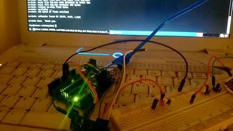 Attiny13 prototyping board-blinking lights test